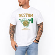 Boston Basketball Shirt Vintage Hoop Game Day Tee