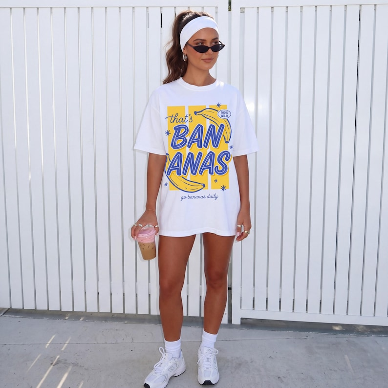 Thats Bananas Shirt, Summer Fruit Tshirt, Food Pun TShirt, Retro Graphic Tee, Banana Graphic Tee