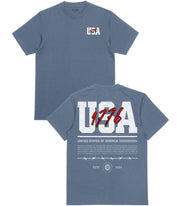 USA 1776 T-Shirt - Denim
